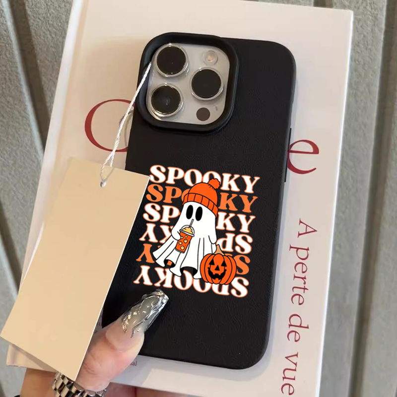 Phone Cases Cute - Cute Halloween Ghost Pumpkin Pattern Phone