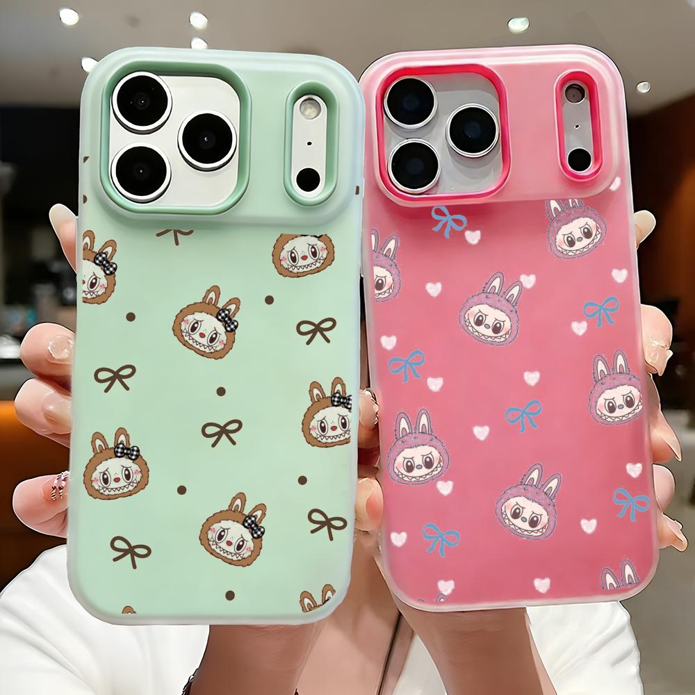 Cute Cool Cartoon Labubu Phone - Phone Cases With Card Holder 评论和价格