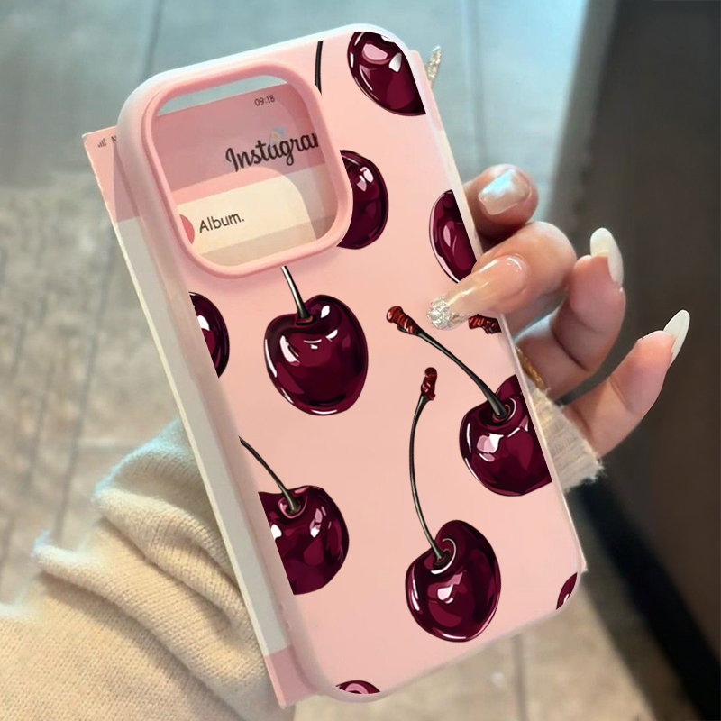 Red Cherry Jelly Phone Case Fo - Phone Cases Red 评论和价格