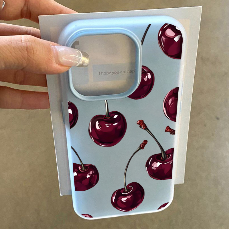 Red Cherry Jelly Phone Case Fo - Phone Cases Red 评论和价格