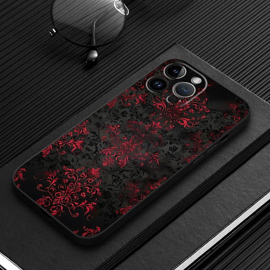 Black And Red Sexy Lace Phone  - Phone Cases Red 评论和价格