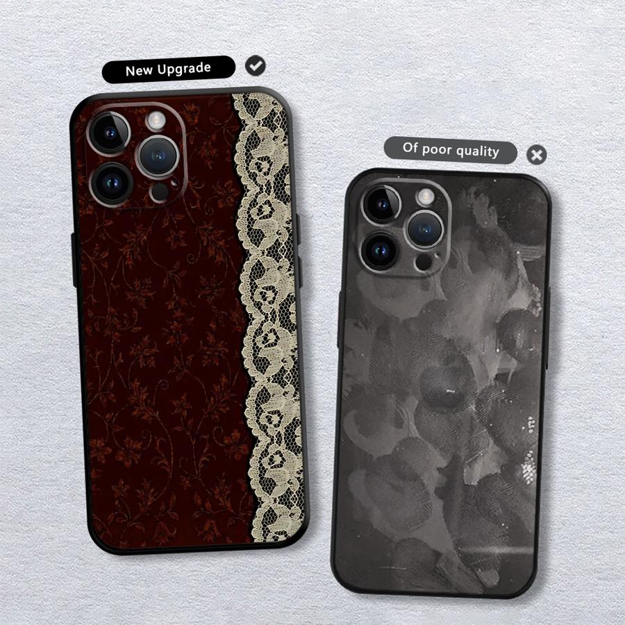 Black And Red Sexy Lace Phone  - Phone Cases Red 评论和价格