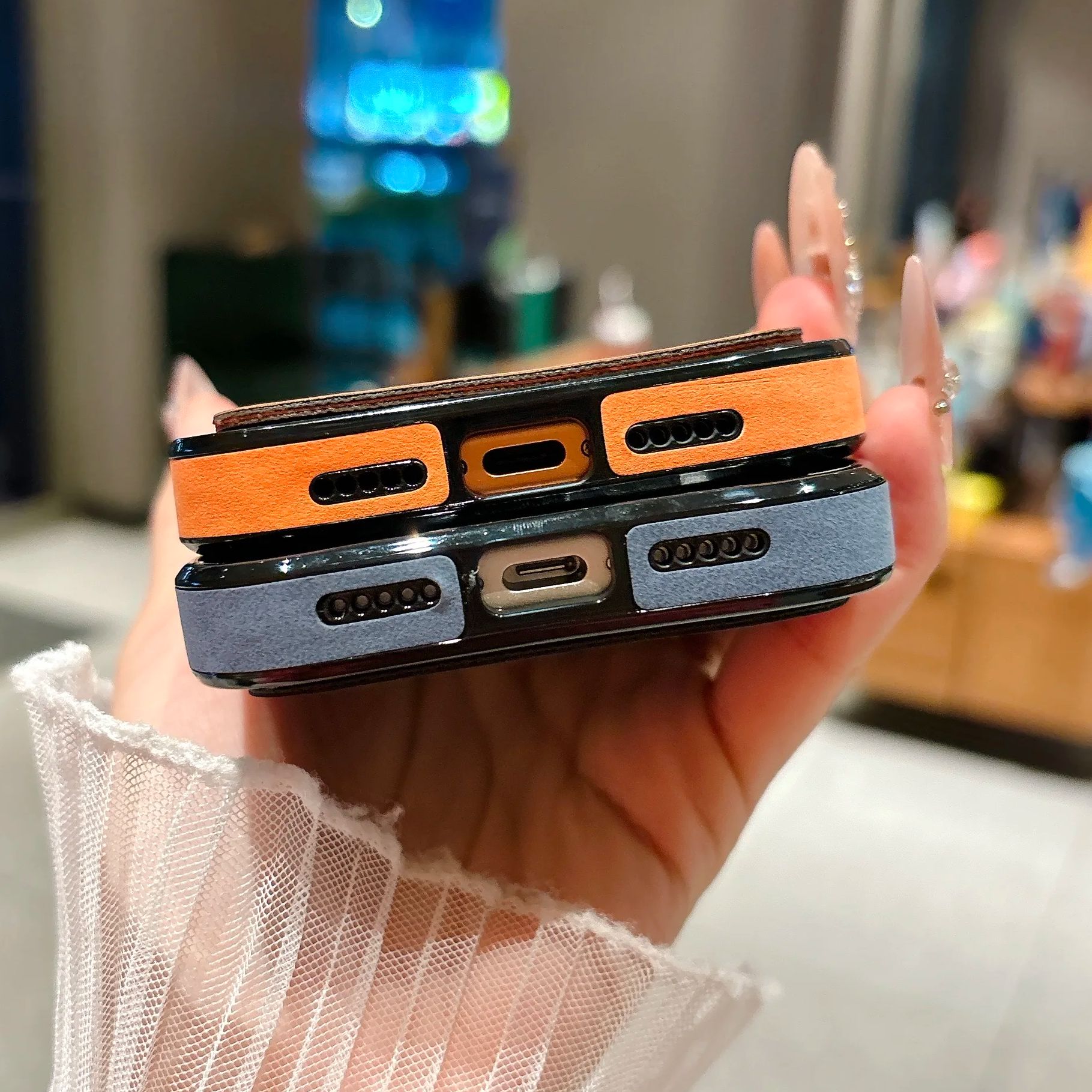 Wallet Card Holder Suede Leath - Phone Cases With Card Holder 评论和价格