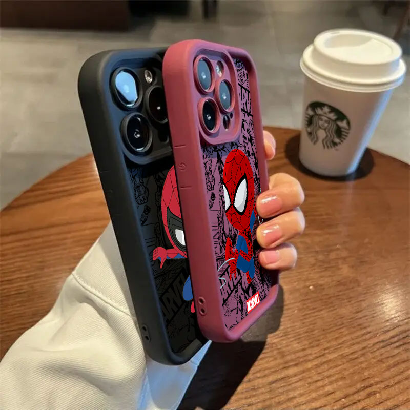 Marvel Spiderman Cute Fundas F - Phone Cases Cute 评论和价格