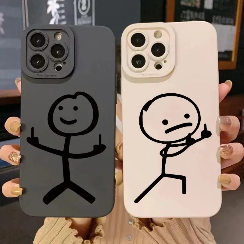 Cute Cartoon Matchman Matte Si - Phone Cases Cute 评论和价格