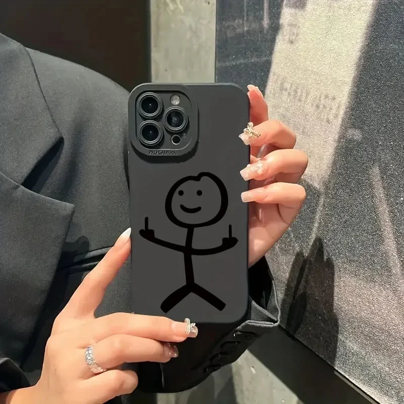 Cute Cartoon Matchman Matte Si - Phone Cases Cute 评论和价格