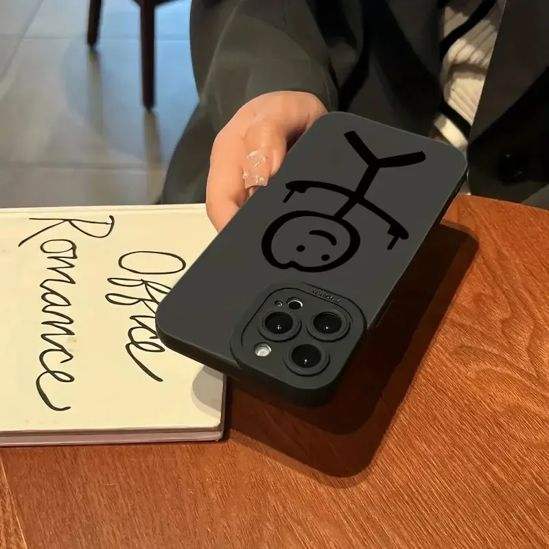 Cute Cartoon Matchman Matte Si - Phone Cases Cute 评论和价格