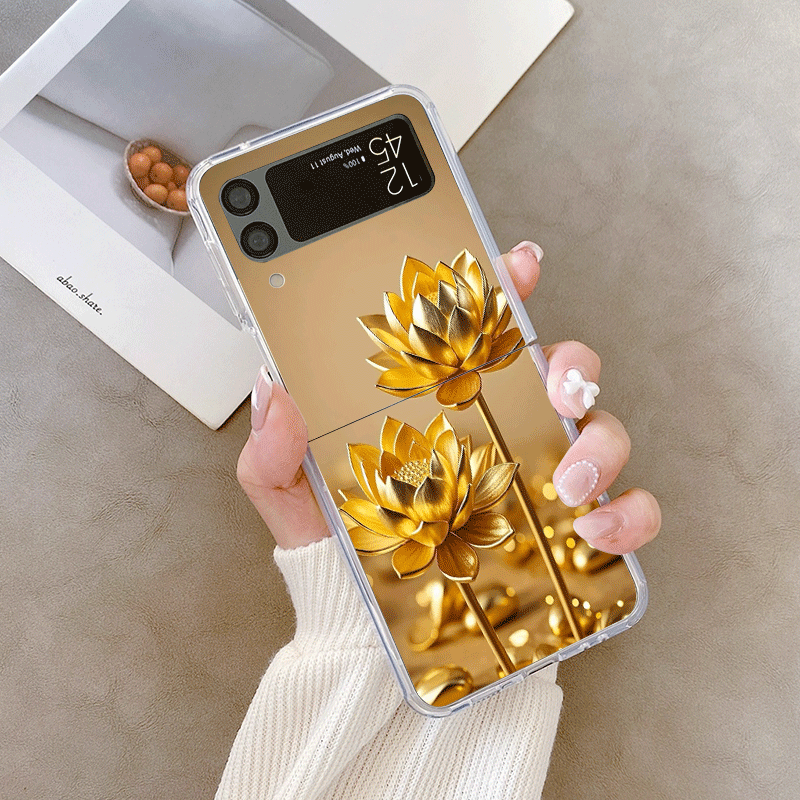 Creative Golden Lotus Flower P - Phone Cases Z Fold 7 评论和价格