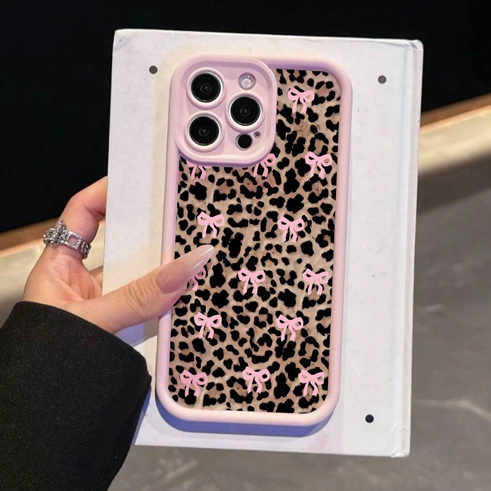 Pink Bow Lily Flower Leopard P - Phone Cases Like Loopy 评论和价格