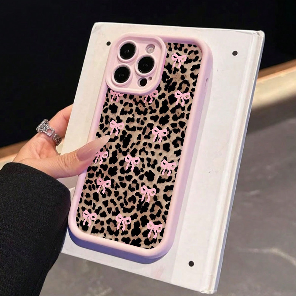 Pink Bow Lily Flower Leopard P - Phone Cases Like Loopy 评论和价格