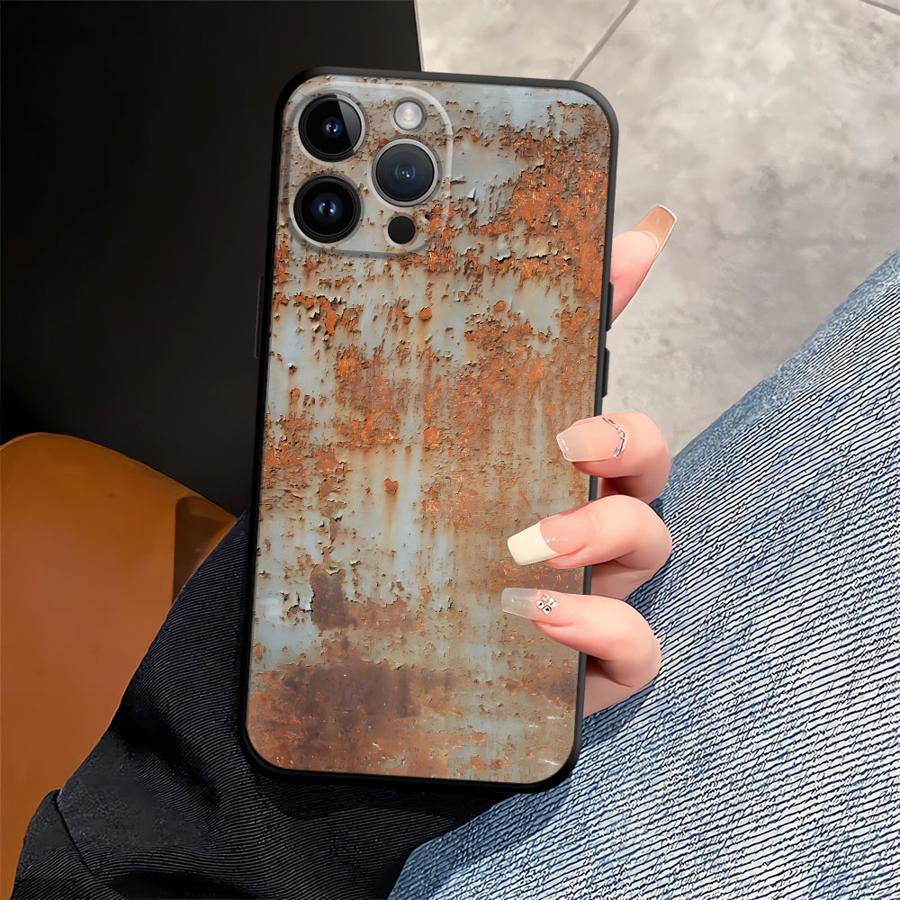 Retro Rust Design Case for iPh - Phone Cases Like Loopy 评论和价格