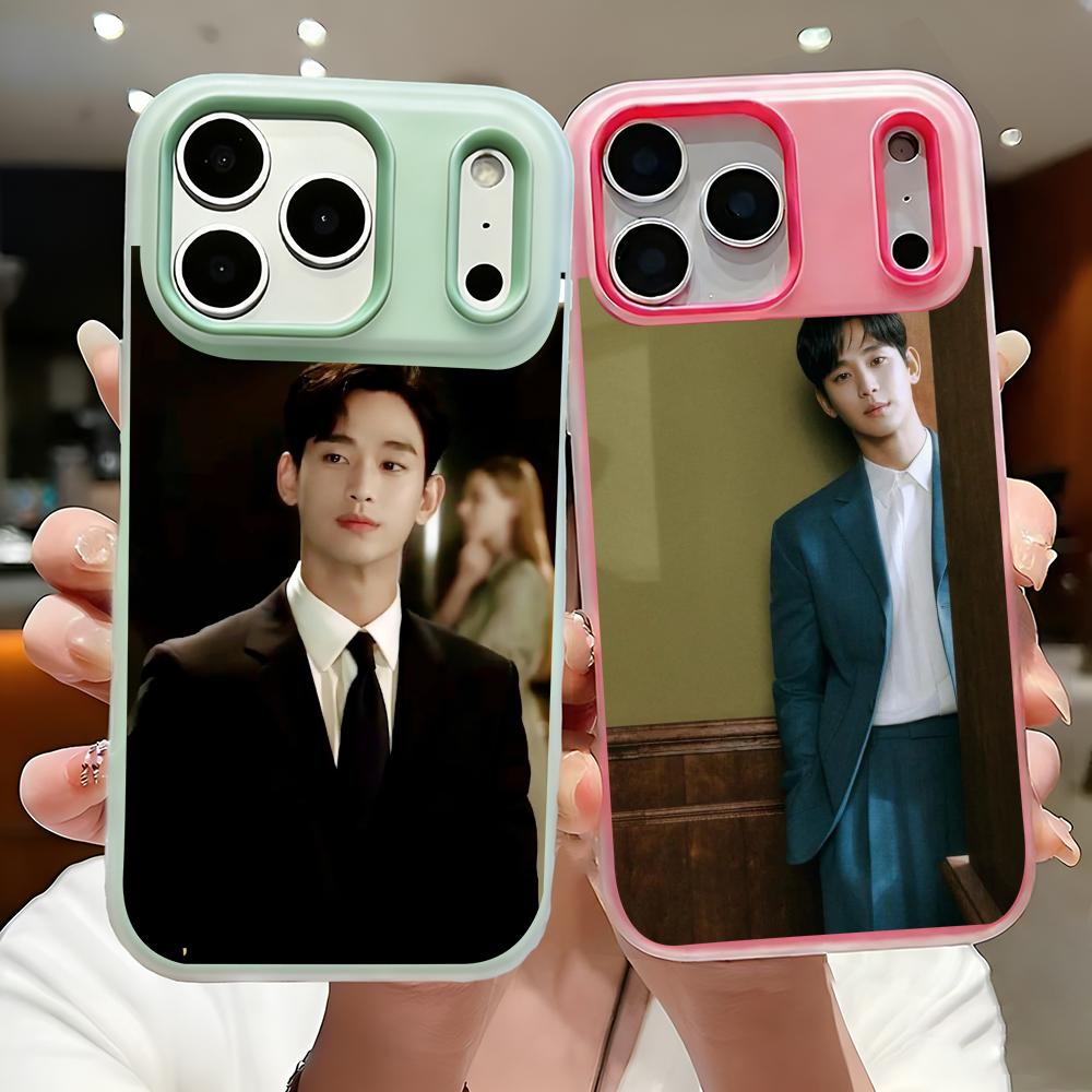 Korean stars K-Kim Soo Hyun Ph - Phone Cases With Card Holder 评论和价格