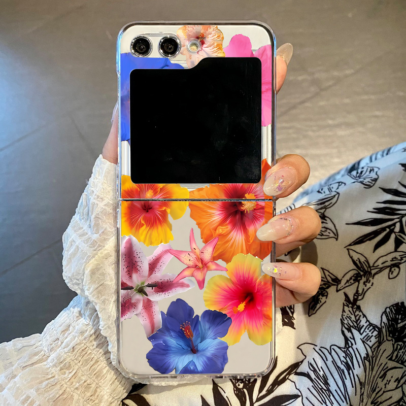 Realistic Floral Print Phone C - Phone Cases Z Fold 7 评论和价格