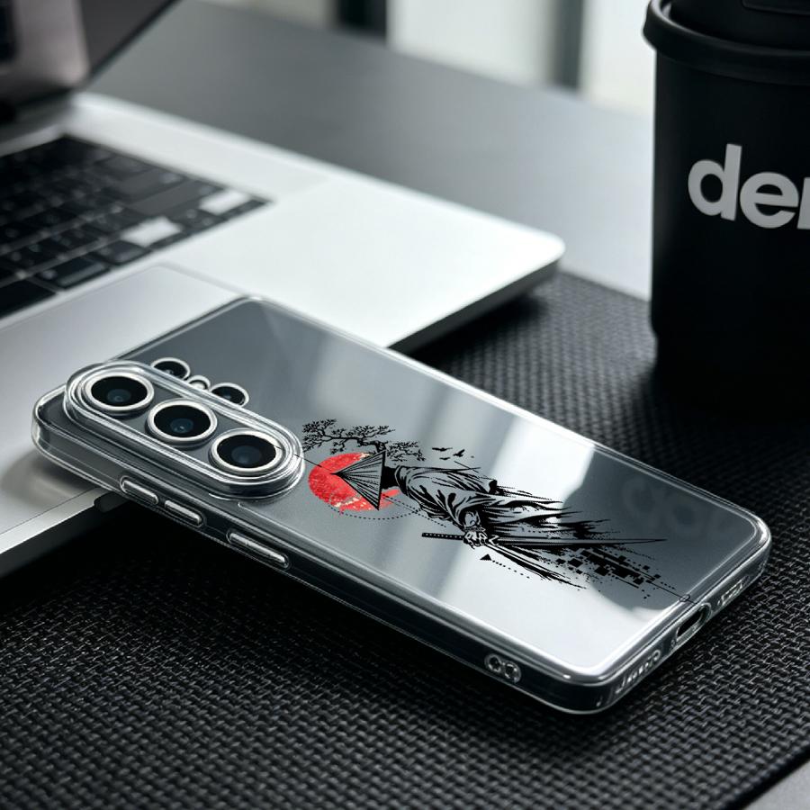 Samurai With Red Sun Print Cas - Phone Cases Red 评论和价格
