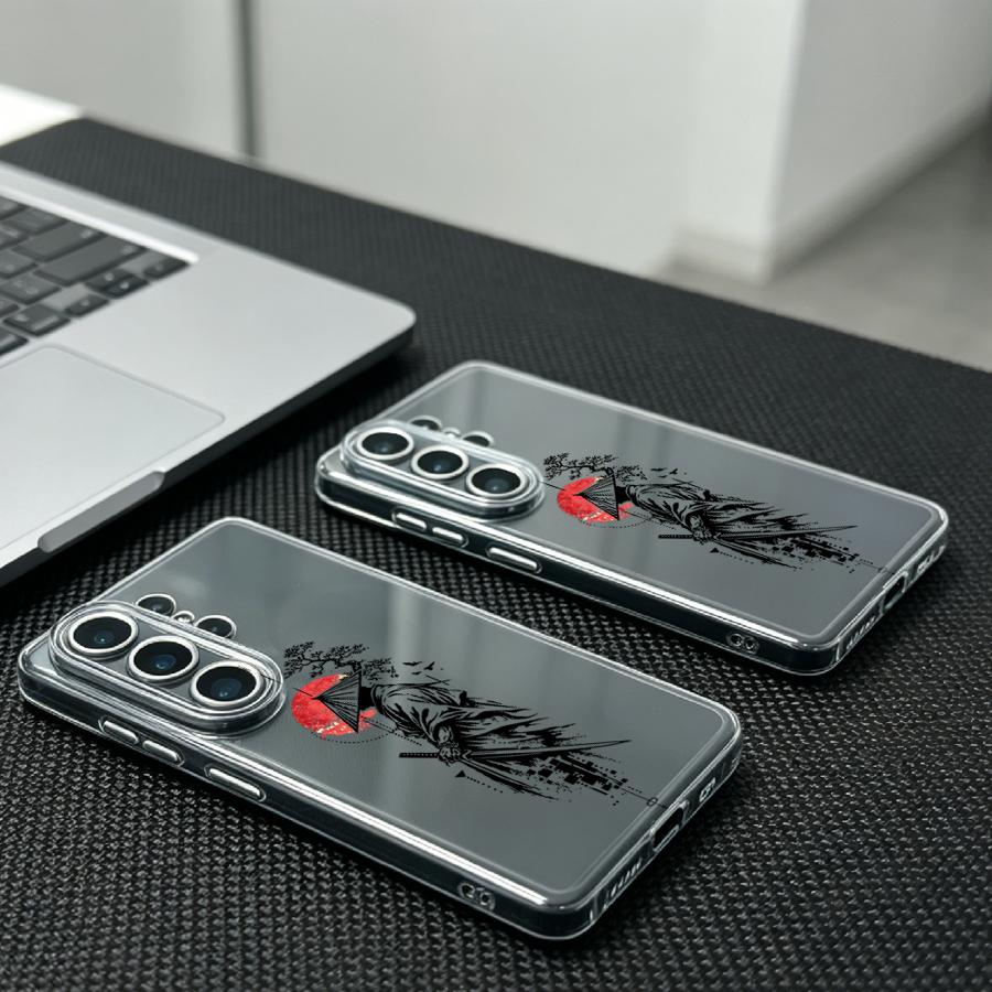Samurai With Red Sun Print Cas - Phone Cases Red 评论和价格
