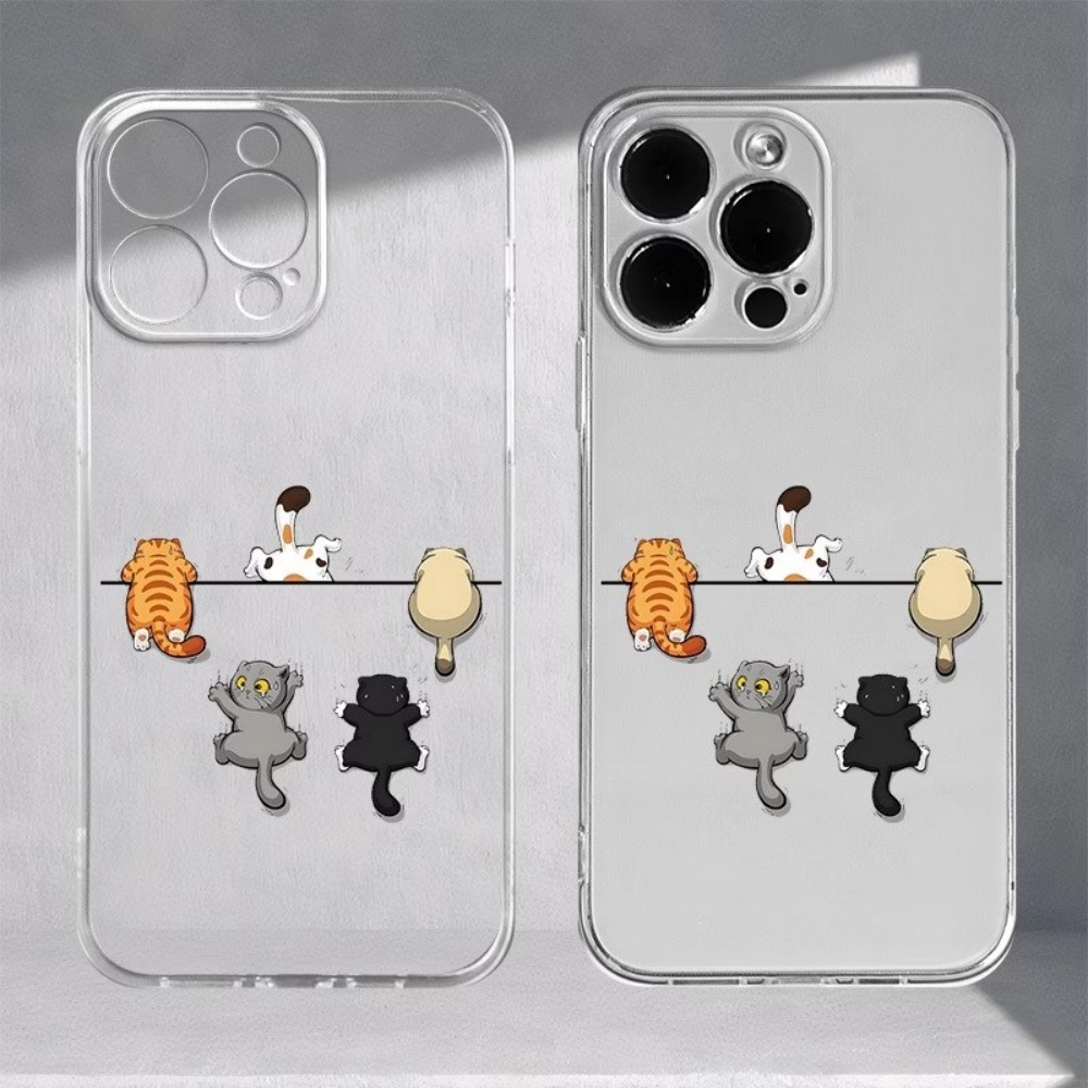 Five Cute Cat Pattern Phone Ca - Phone Cases Cute 评论和价格
