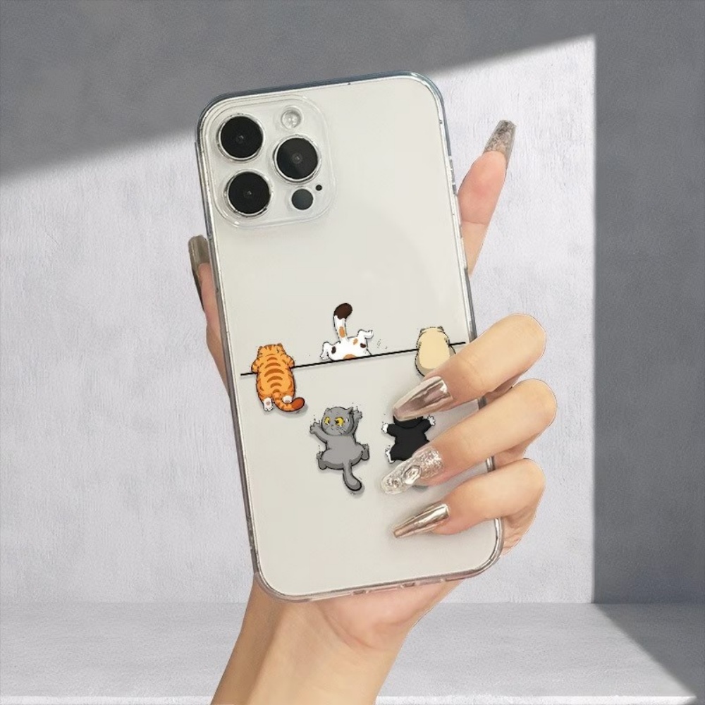 Five Cute Cat Pattern Phone Ca - Phone Cases Cute 评论和价格