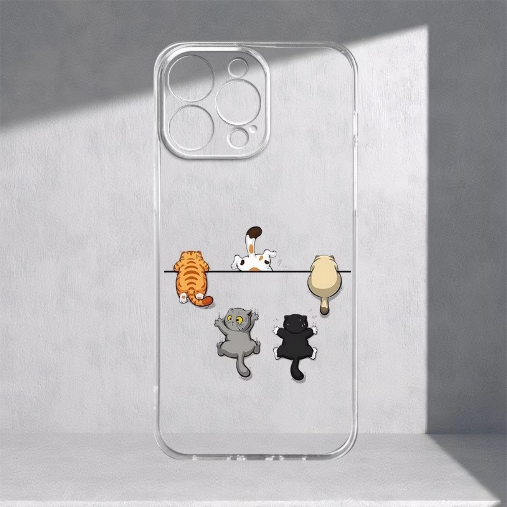 Five Cute Cat Pattern Phone Ca - Phone Cases Cute 评论和价格