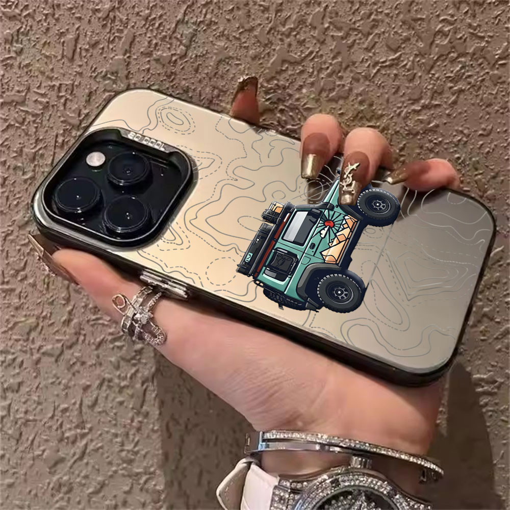 Simple Car Pattern Phone Case  - Phone Cases Like Loopy 评论和价格