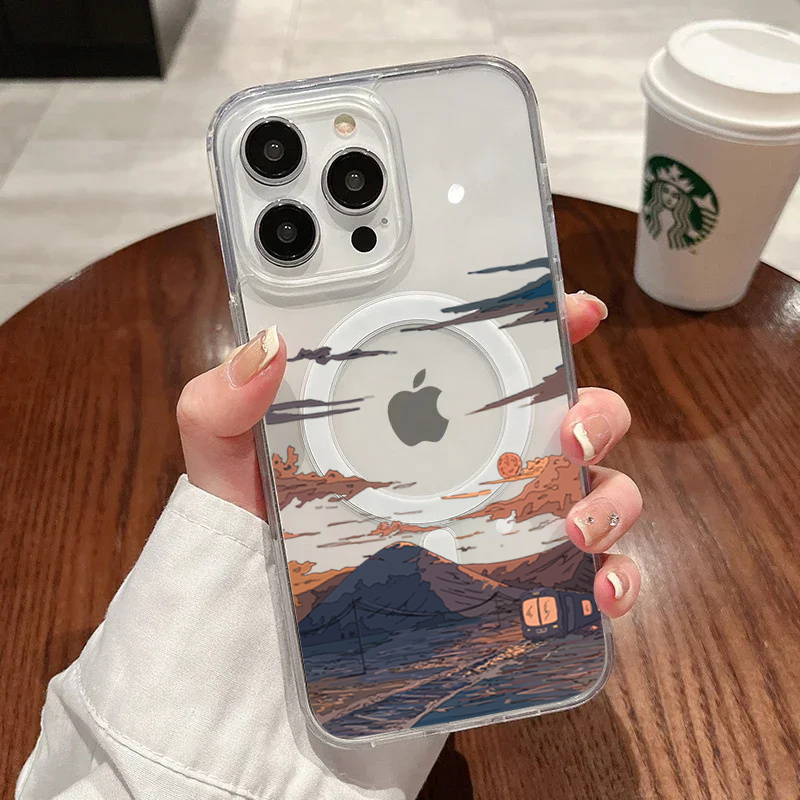 Sunset Pattern Fashion Phone C - Phone Cases Like Loopy 评论和价格