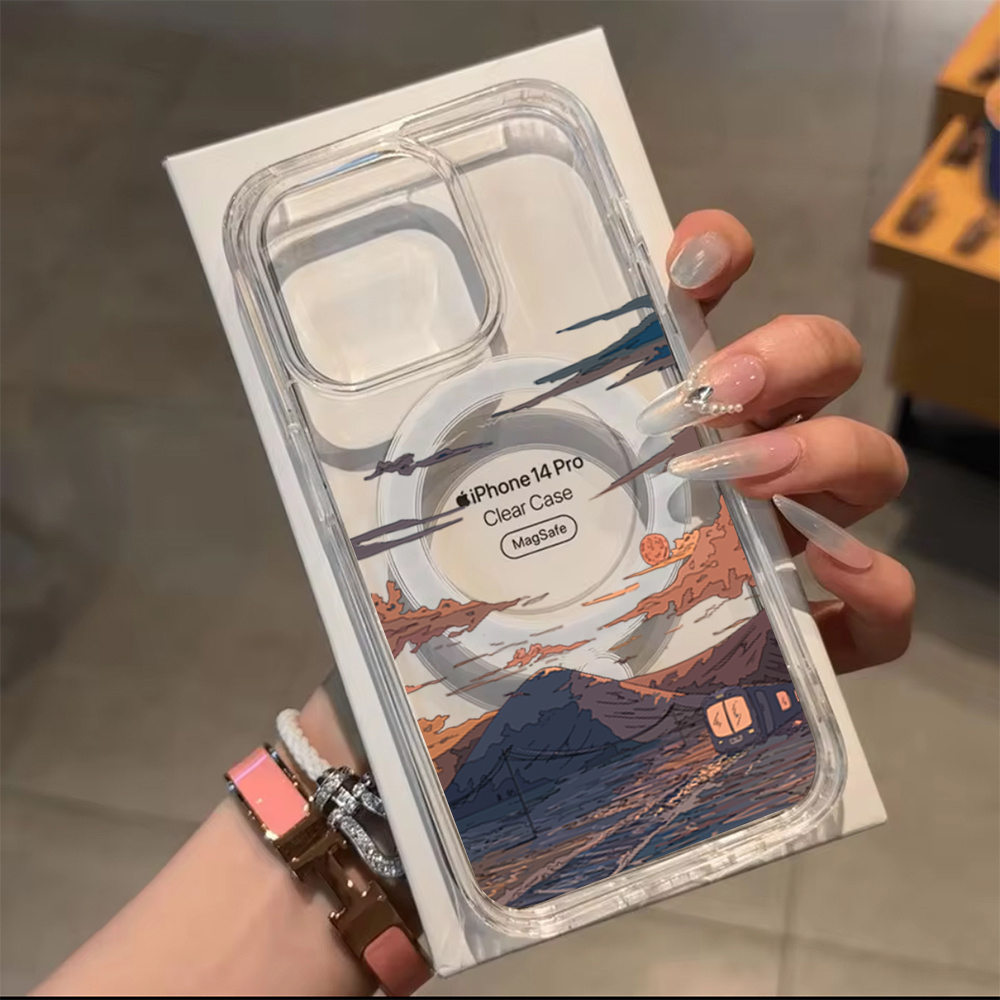 Sunset Pattern Fashion Phone C - Phone Cases Like Loopy 评论和价格