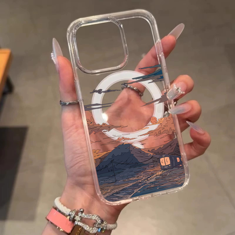 Sunset Pattern Fashion Phone C - Phone Cases Like Loopy 评论和价格
