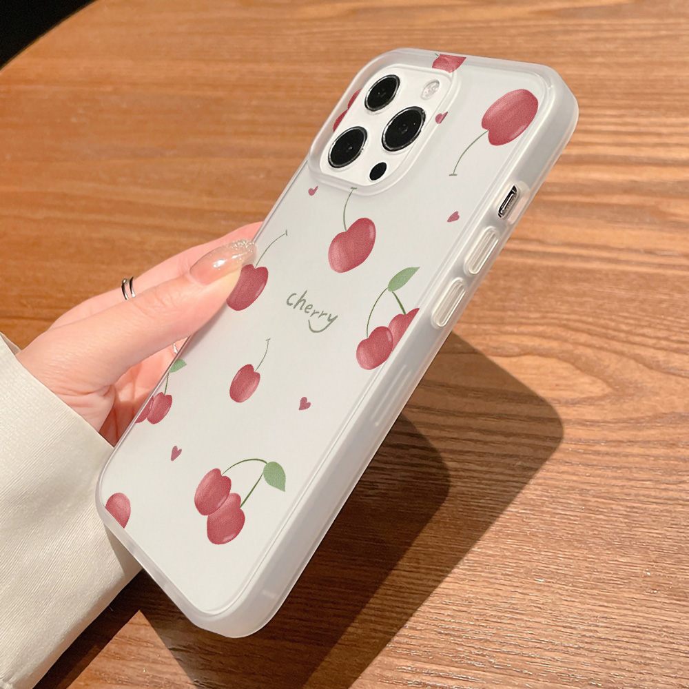 Cherry Phone Case Frosted For  - Phone Cases For Iphone 12 Pro Max 评论和价格