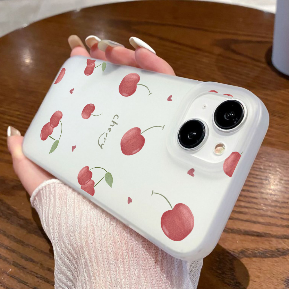Cherry Phone Case Frosted For  - Phone Cases For Iphone 12 Pro Max 评论和价格