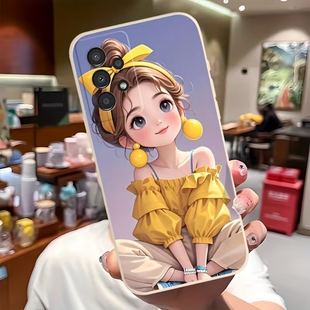 Cute Cartoon Girl Pattern Desi - Phone Cases Cute 评论和价格