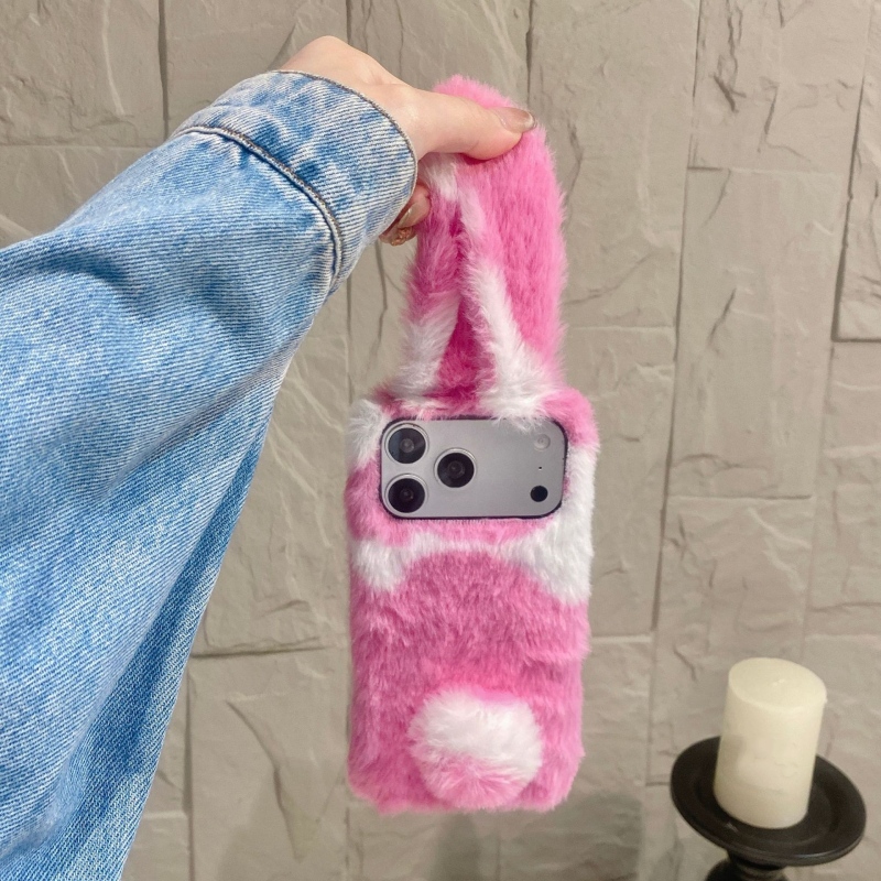 Cute Rabbit Design Fluffy Phon - Phone Cases For Iphone 12 Pro Max 评论和价格