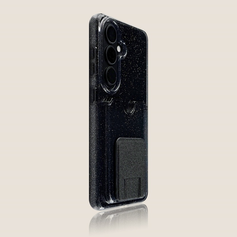 Glitter Transparent Card Walle - Phone Cases With Card Holder 评论和价格