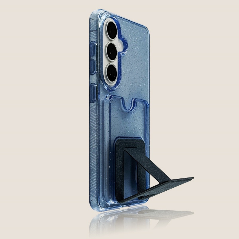 Glitter Transparent Card Walle - Phone Cases With Card Holder 评论和价格
