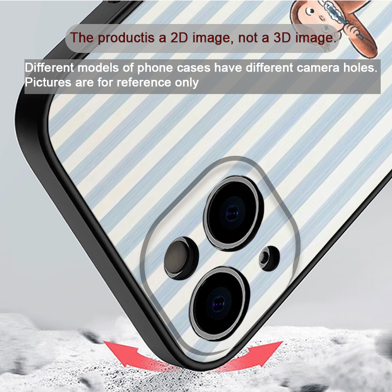 Cartoon Striped Monkey Holding - Phone Cases For Iphone 12 Pro Max 评论和价格
