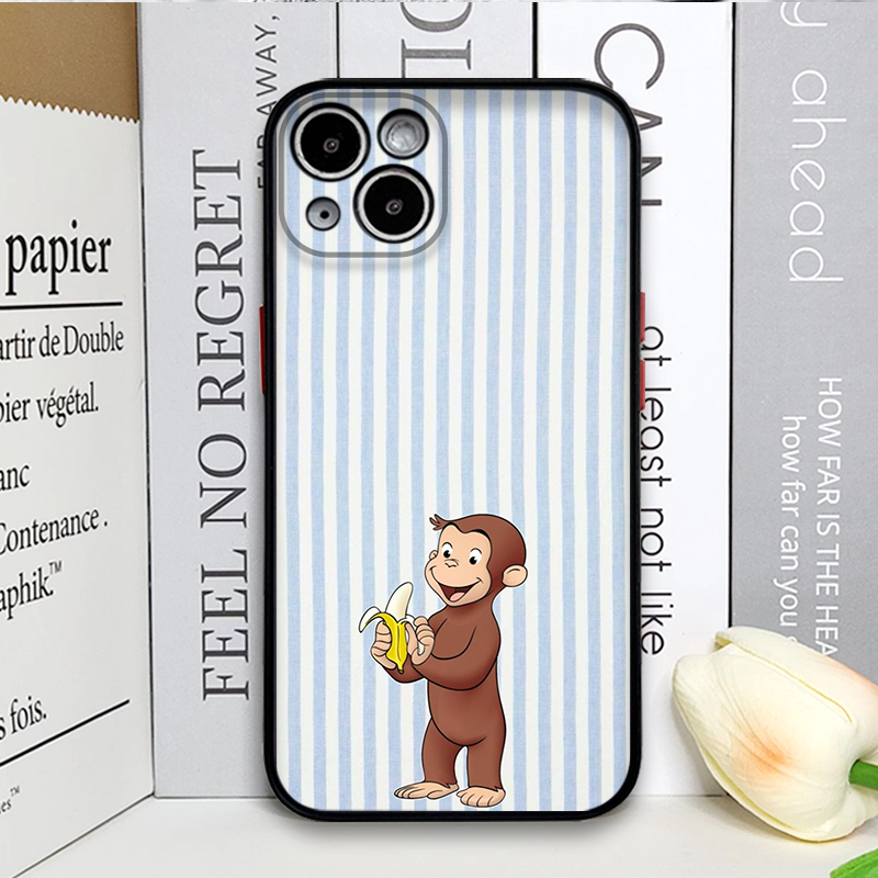 Cartoon Striped Monkey Holding - Phone Cases For Iphone 12 Pro Max 评论和价格