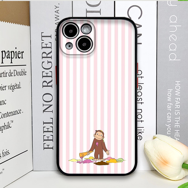 Cartoon Striped Monkey Holding - Phone Cases For Iphone 12 Pro Max 评论和价格